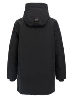 Black Polyester Parka