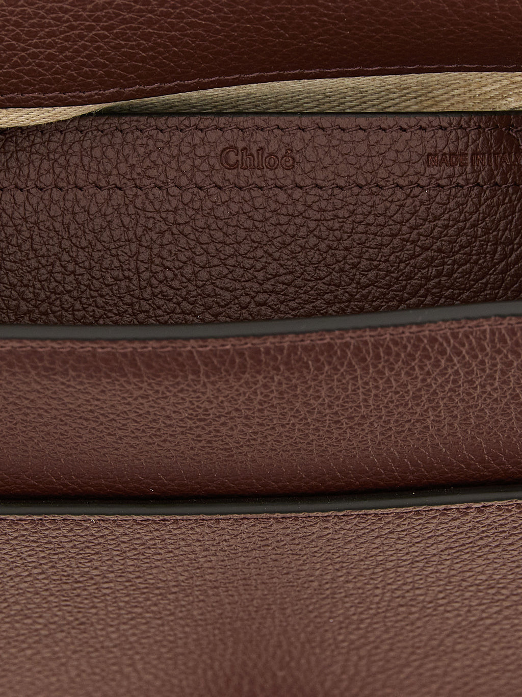 Brown Calfskin Crossbody Bag
