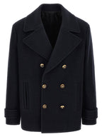 Blue Virgin Wool Coat
