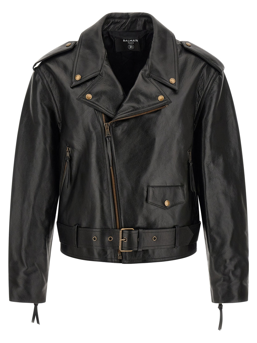 Black Calfskin Leather Jacket