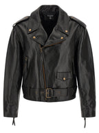 Black Calfskin Leather Jacket
