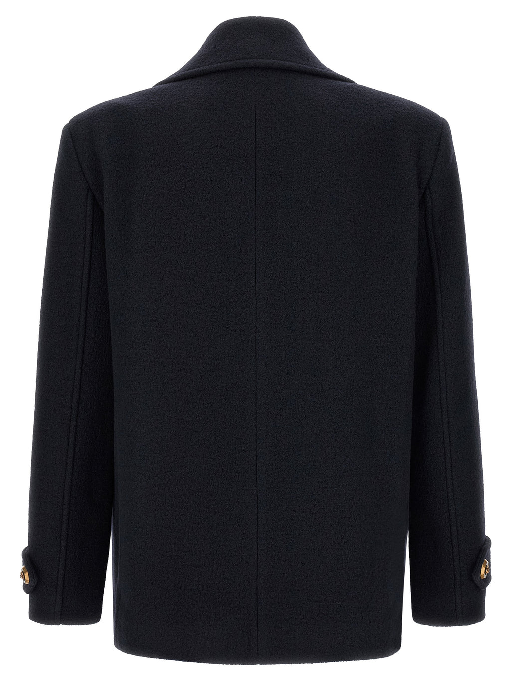 Blue Virgin Wool Coat