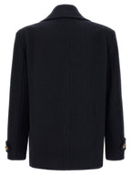 Blue Virgin Wool Coat