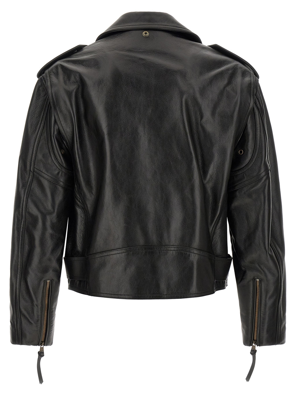 Black Calfskin Leather Jacket