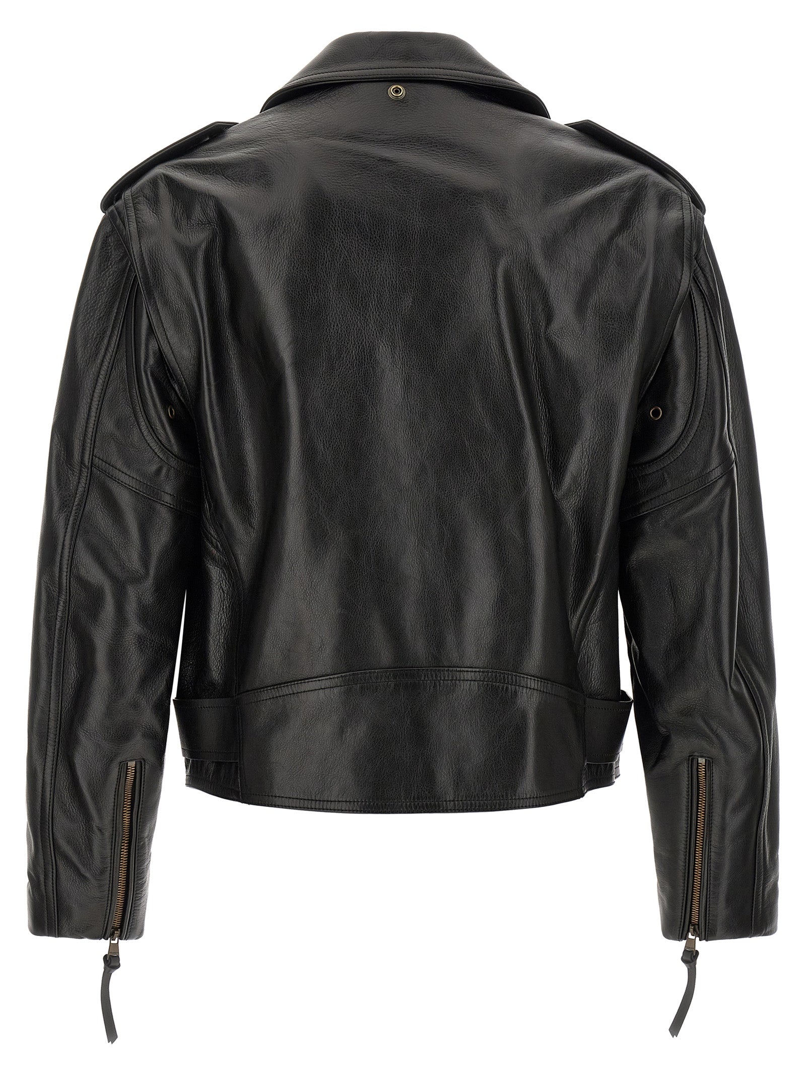 Black Calfskin Leather Jacket