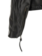 Black Calfskin Leather Jacket