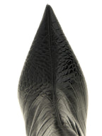 Black Calfskin Over The Knee