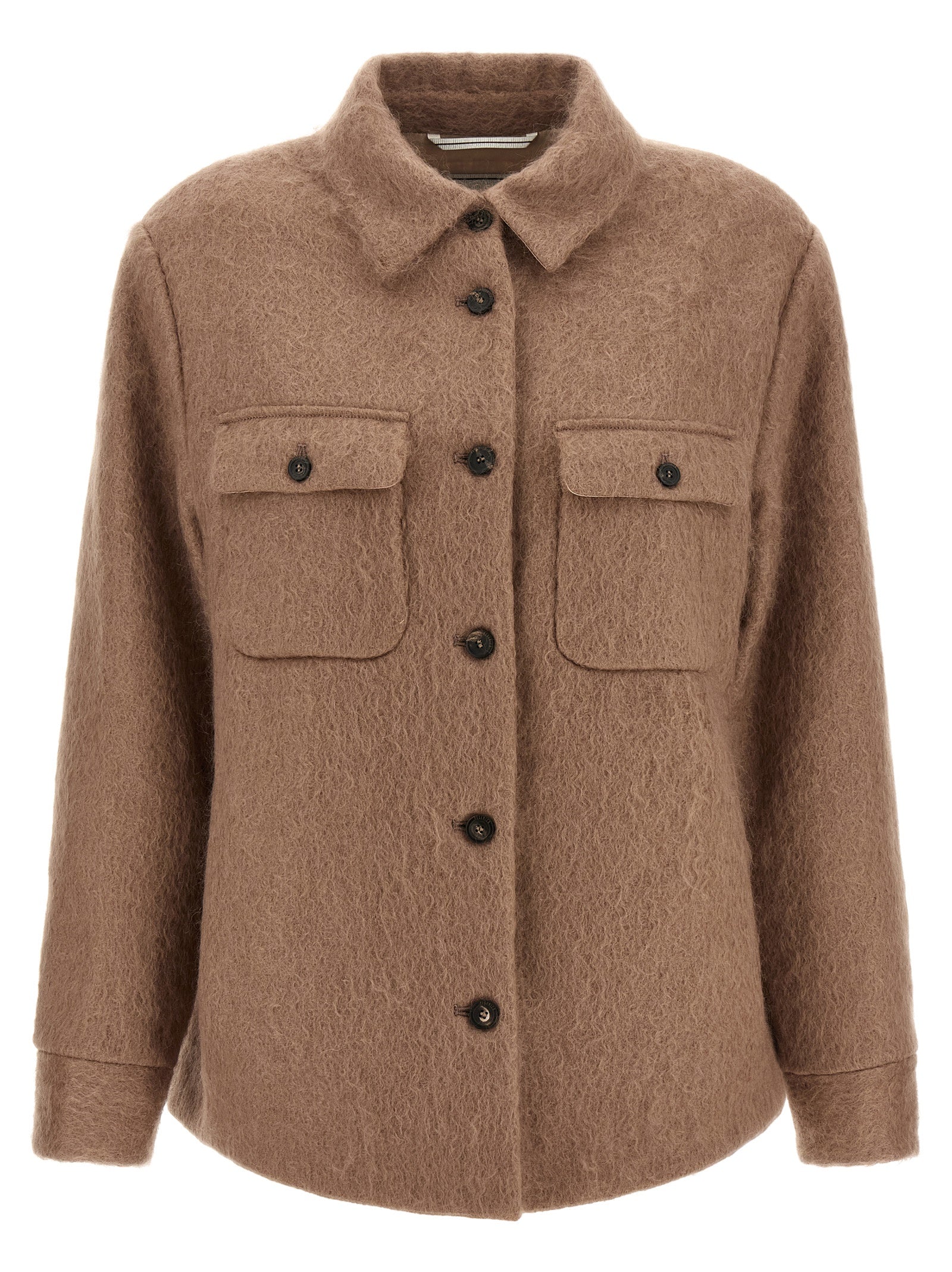 Beige Virgin Wool Jacket