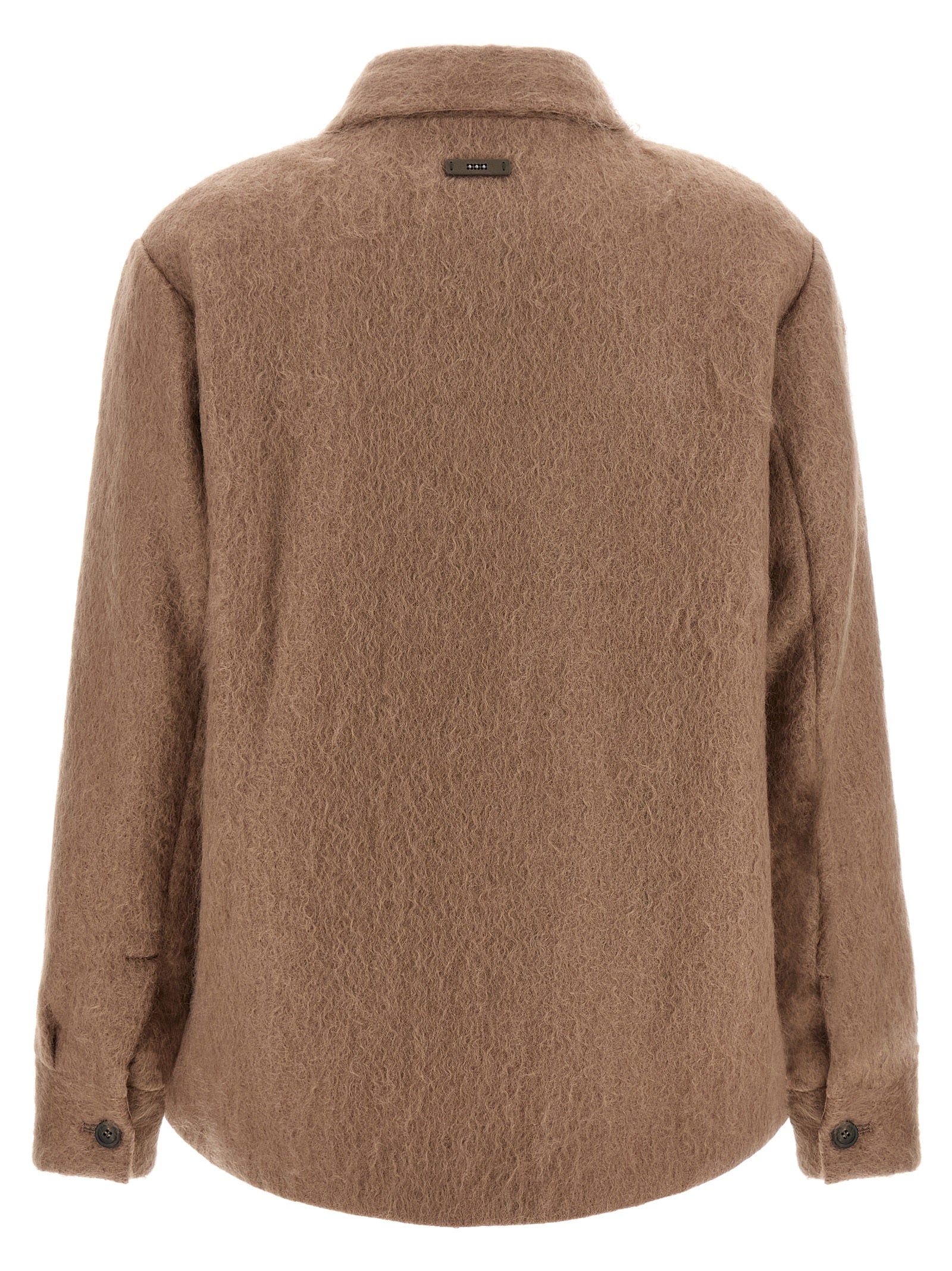 Beige Virgin Wool Jacket