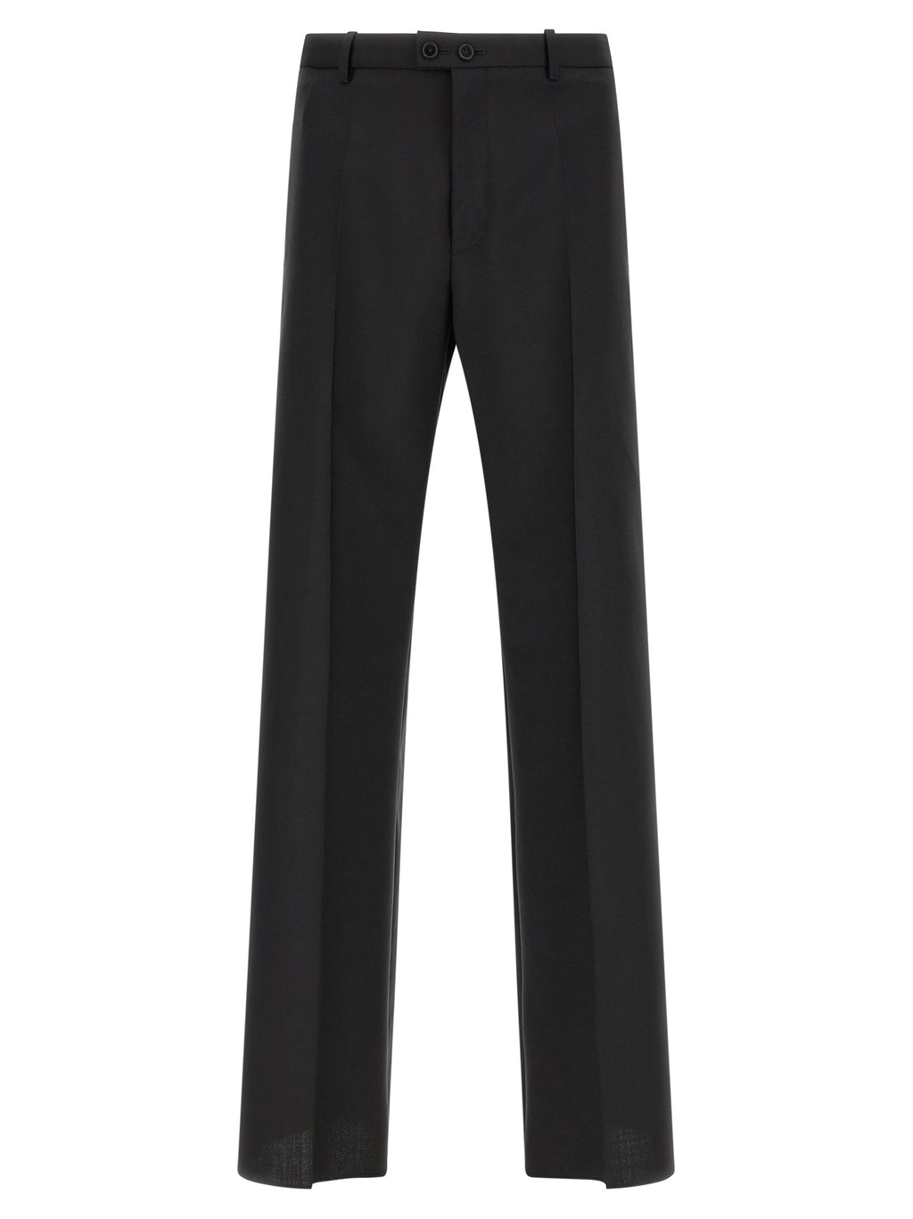 Black Virgin Wool Dress Pants