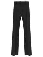 Black Virgin Wool Dress Pants
