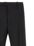 Black Virgin Wool Dress Pants