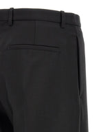 Black Virgin Wool Dress Pants
