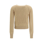 Beige Cashmere Sweater