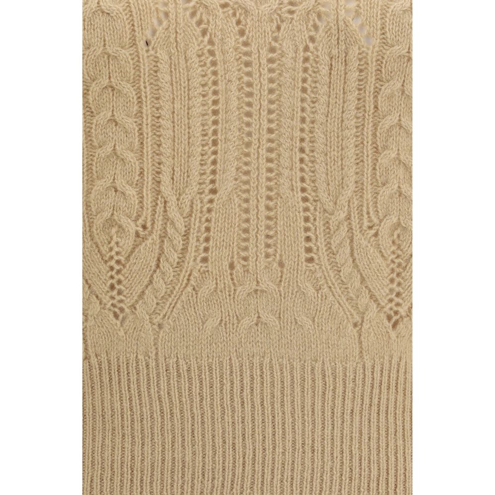 Beige Cashmere Sweater