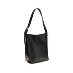 Black Calf Leather Bos Taurus Shoulder Bag