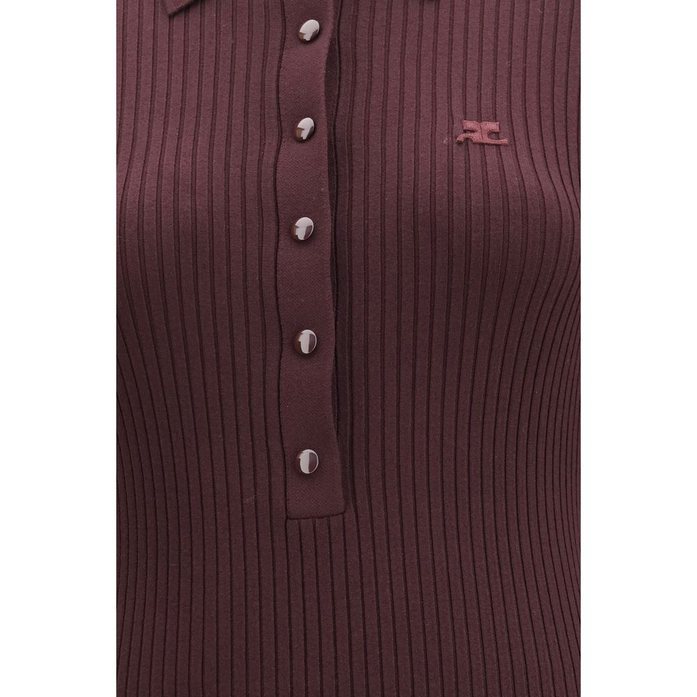 Bordeaux Viscose Casual Dress