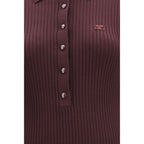 Bordeaux Viscose Casual Dress