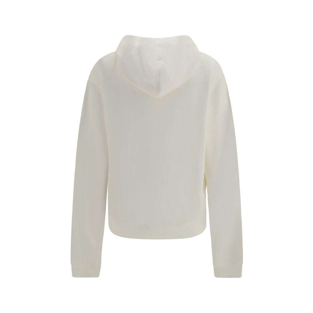 White Cotton Sweatshirt