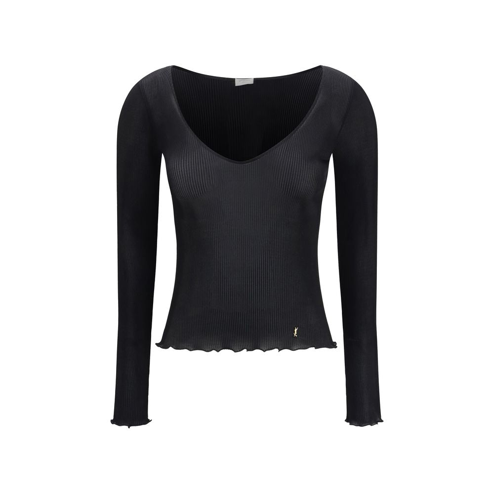 Black Silk Blouse