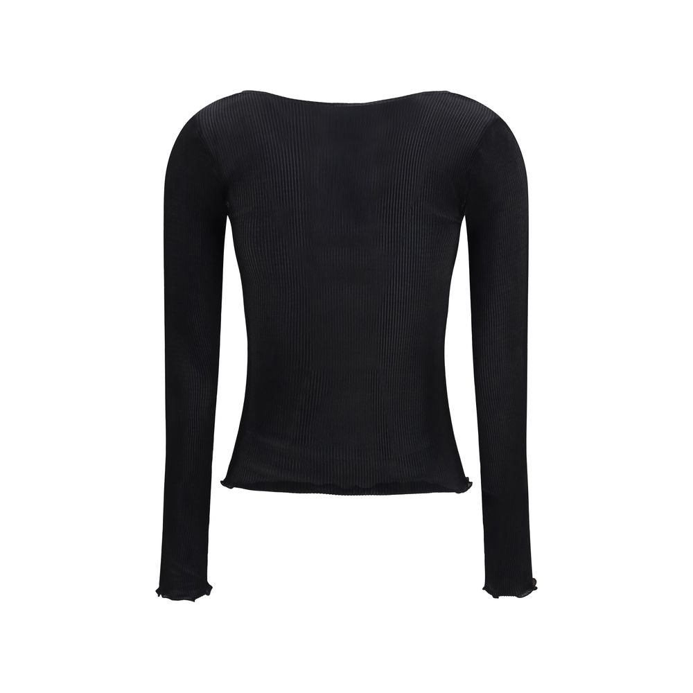 Black Silk Blouse