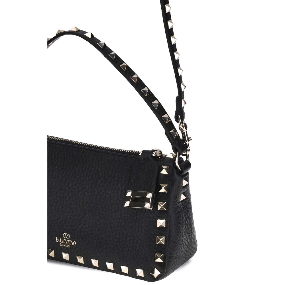 Black Calf Leather Bos Taurus Shoulder Bag