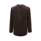 Brown Cotton Blazer