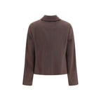 Brown Wool Oves Aries Full-Length Jacket
