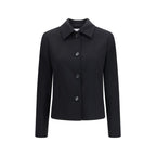 Black Wool Oves Aries Full-Length Jacket