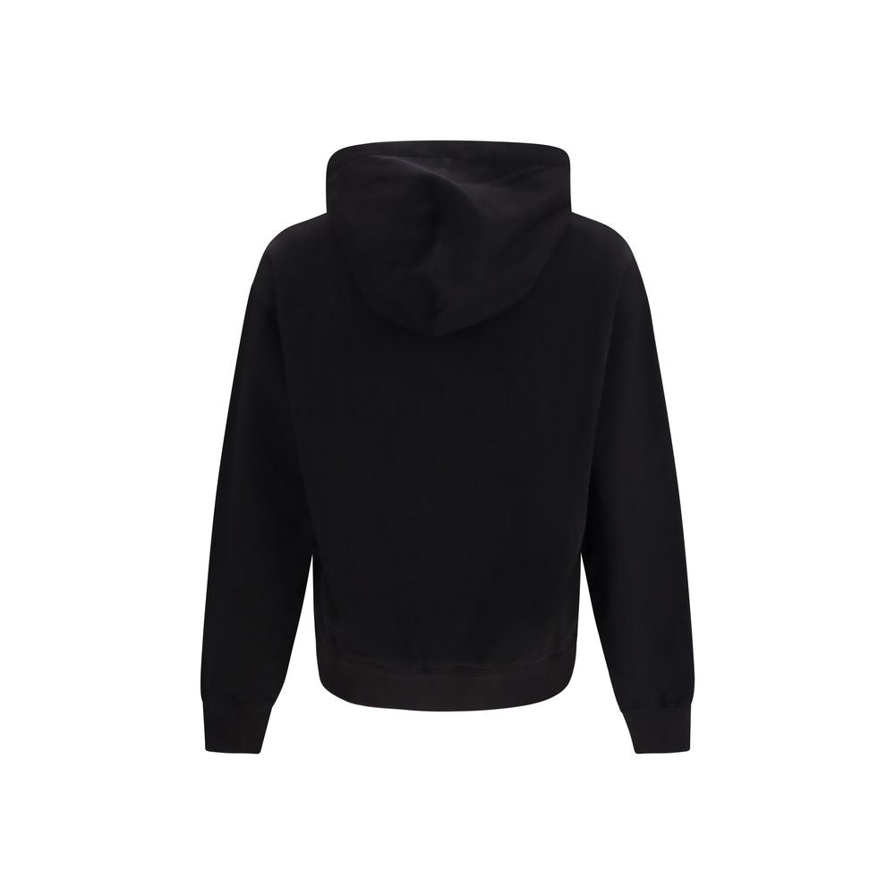 Black Cotton Sweatshirt