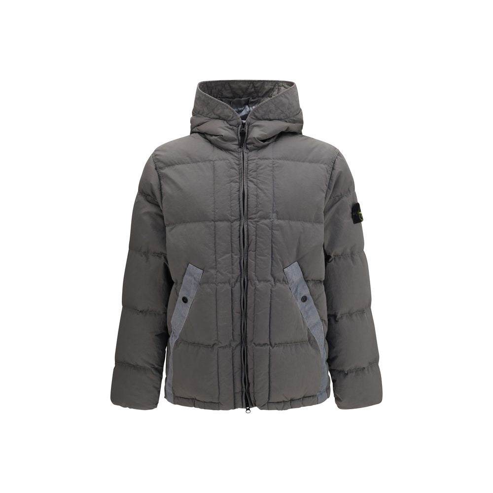Gray Polyamide Shell Jacket