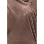 Brown Viscose Cocktail Dress