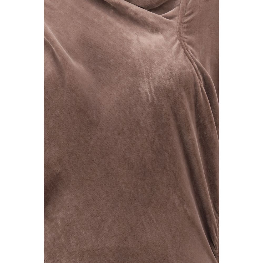 Brown Viscose Cocktail Dress