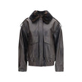 Brown Calf Leather Bos Taurus Bomber