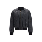 Gray Polyamide Bomber