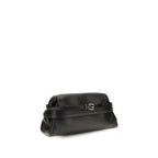 Black Goatskin Clutch Bag