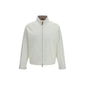 White Cotton Full-Length Jacket
