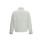White Cotton Full-Length Jacket