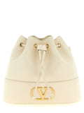 White Lamb Leather Crossbody Bag