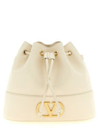 White Lamb Leather Crossbody Bag