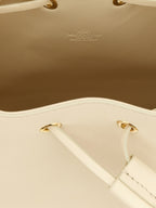 White Lamb Leather Crossbody Bag