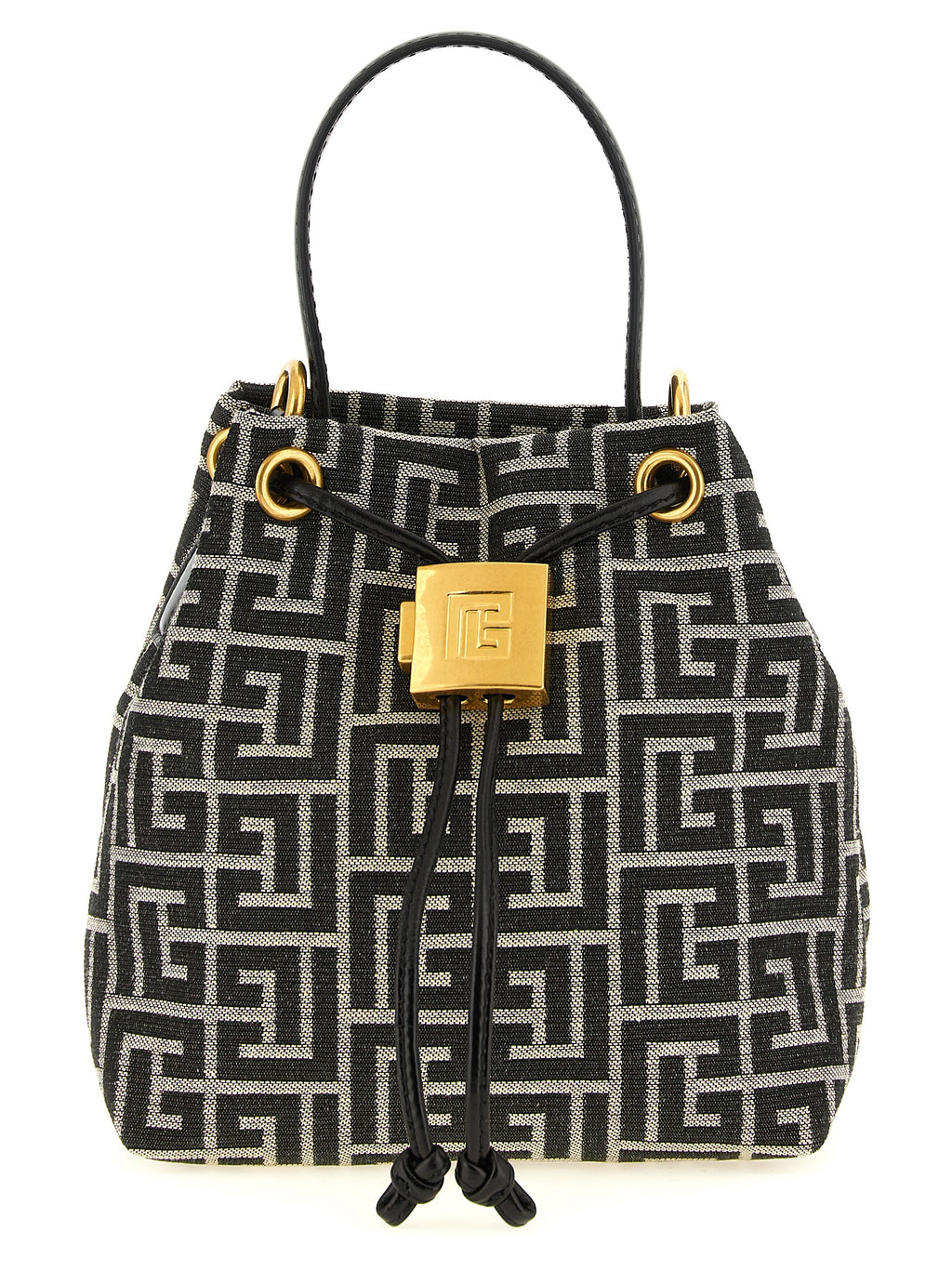 Bicolor Polyester Handbag