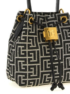 Bicolor Polyester Handbag