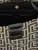 Bicolor Cotton Shoulder Bag