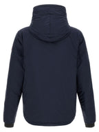Blue Polyamide Full-Length Jacket
