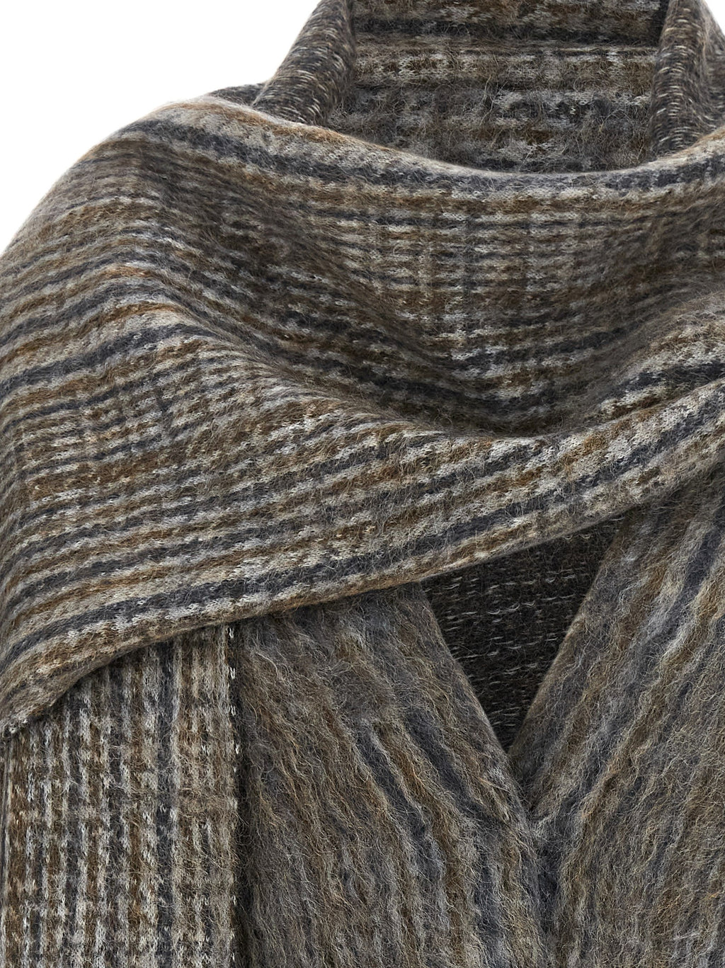 Gray Wool Cardigan