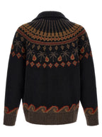 Black Wool Cardigan