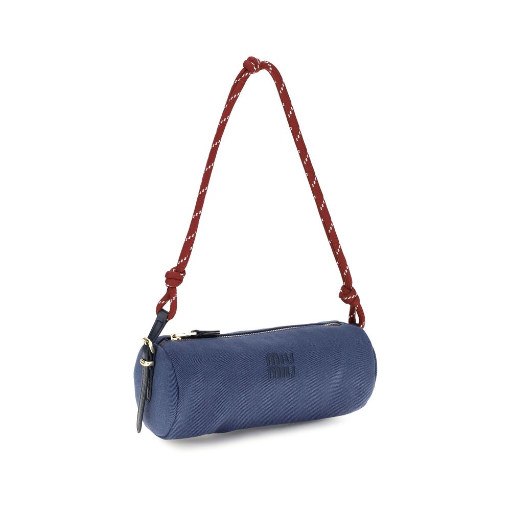 Blue Cotton Shoulder Bag