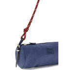 Blue Cotton Shoulder Bag