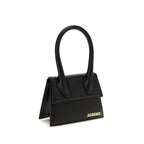 Black Calf Leather Bos Taurus Handbag